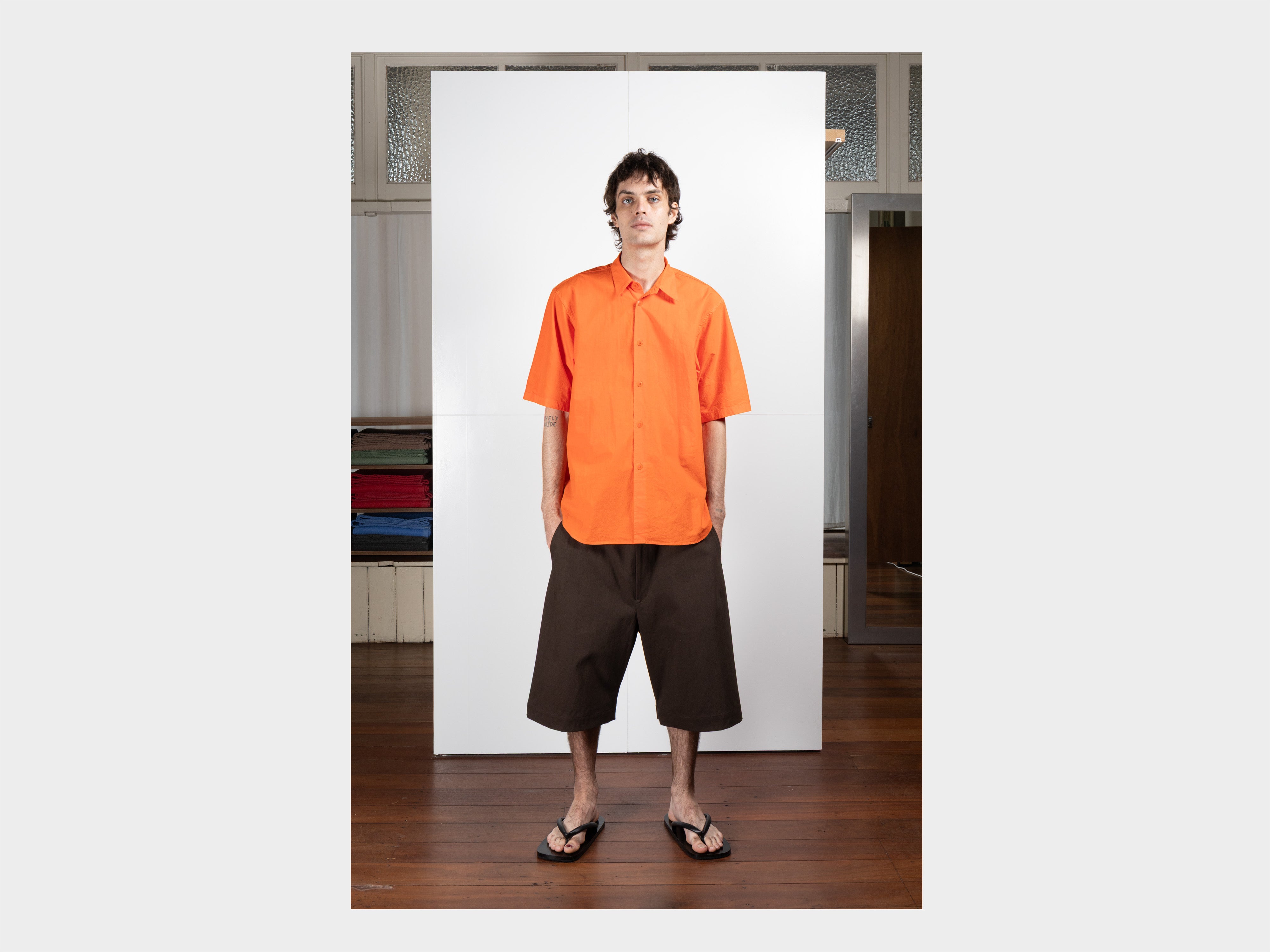 R22S9 "S/S Weather Shirt" Lava 160