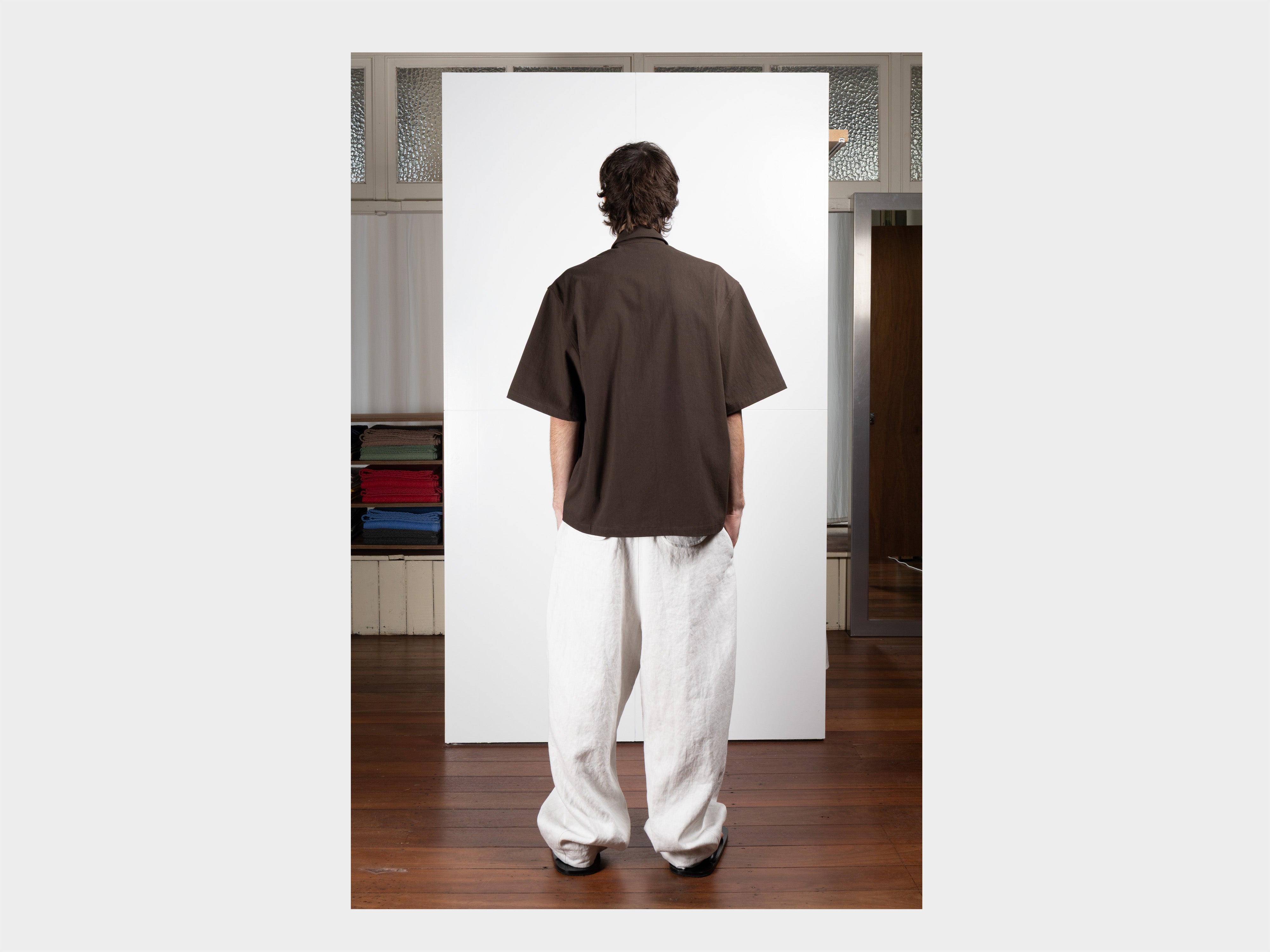 R22M9 "S/S Service Shirt" Tropic Tricotine