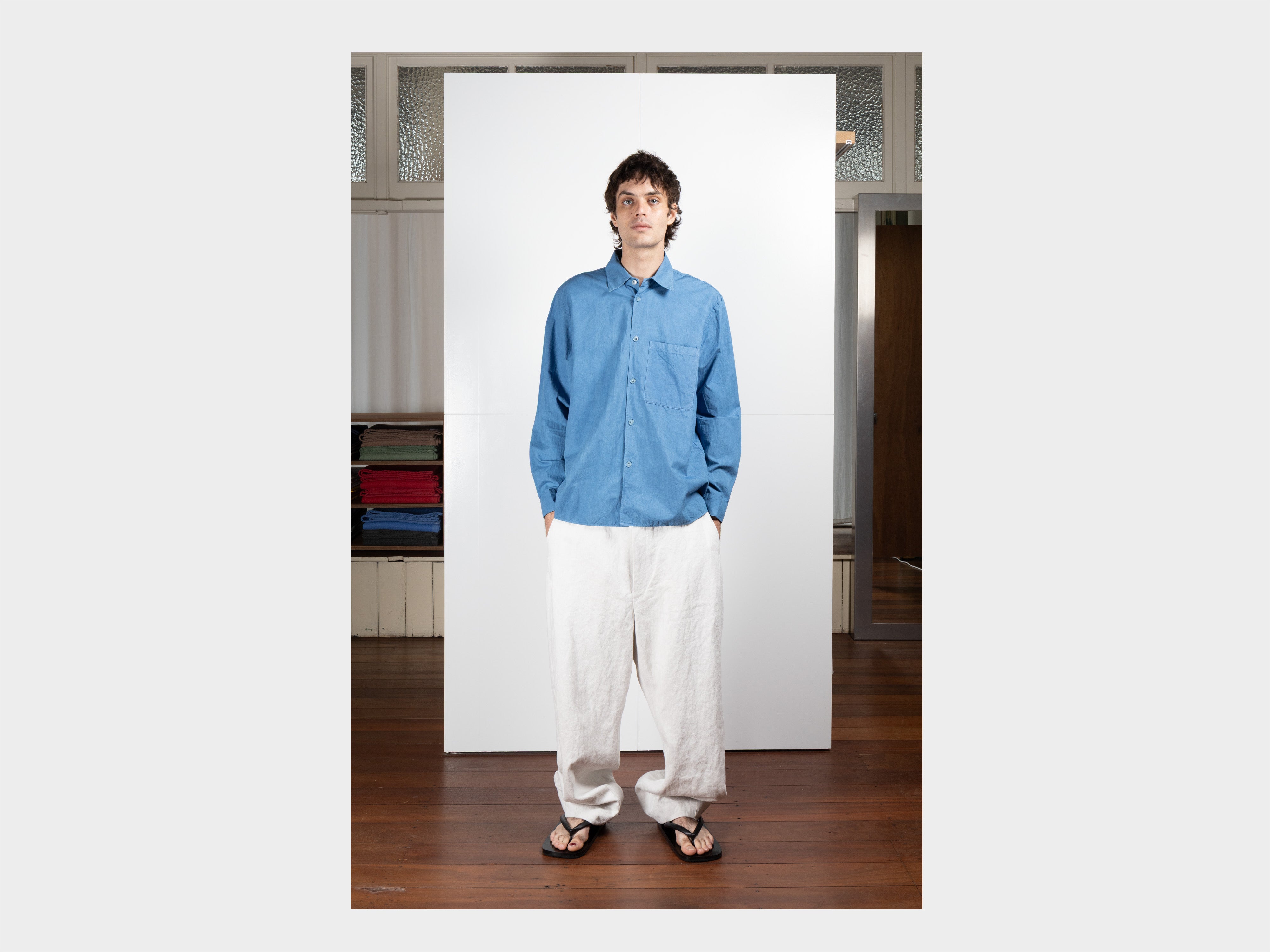 R22S4 "OD Shirt" Light Indigo