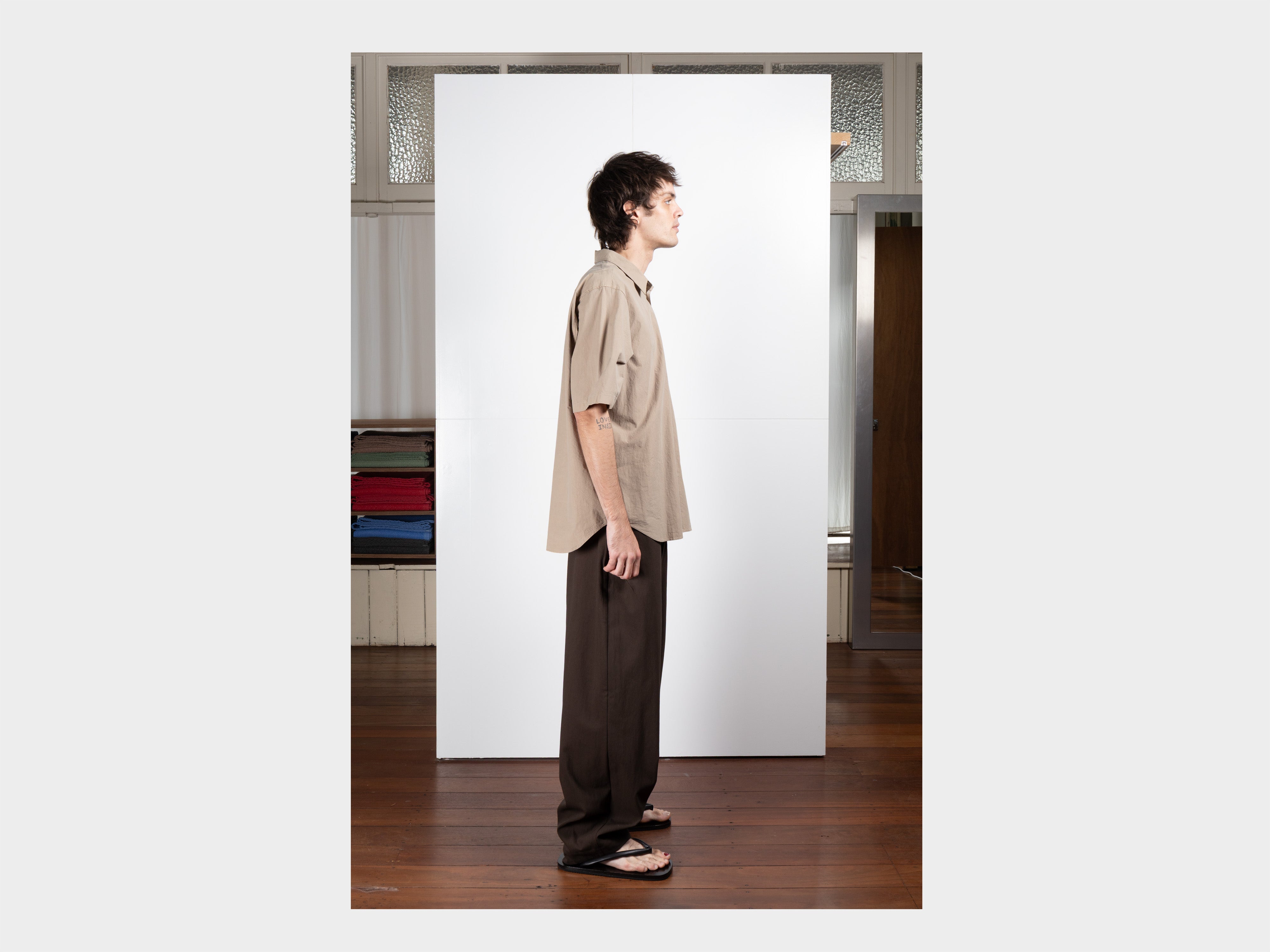 R22S9 "S/S Weather Shirt" Dust 160