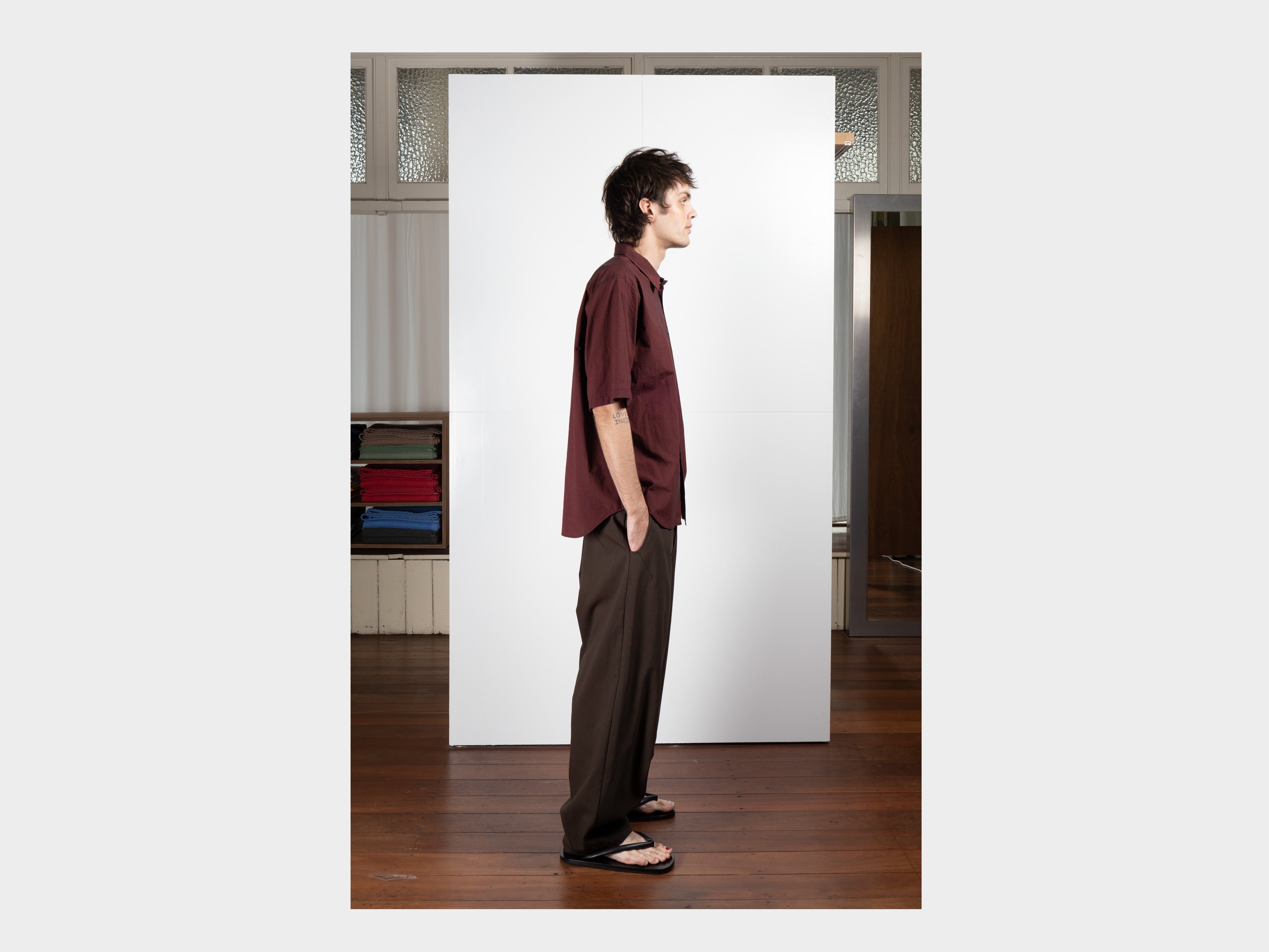 R22S9 "S/S Weather Shirt" Crater Cordlane