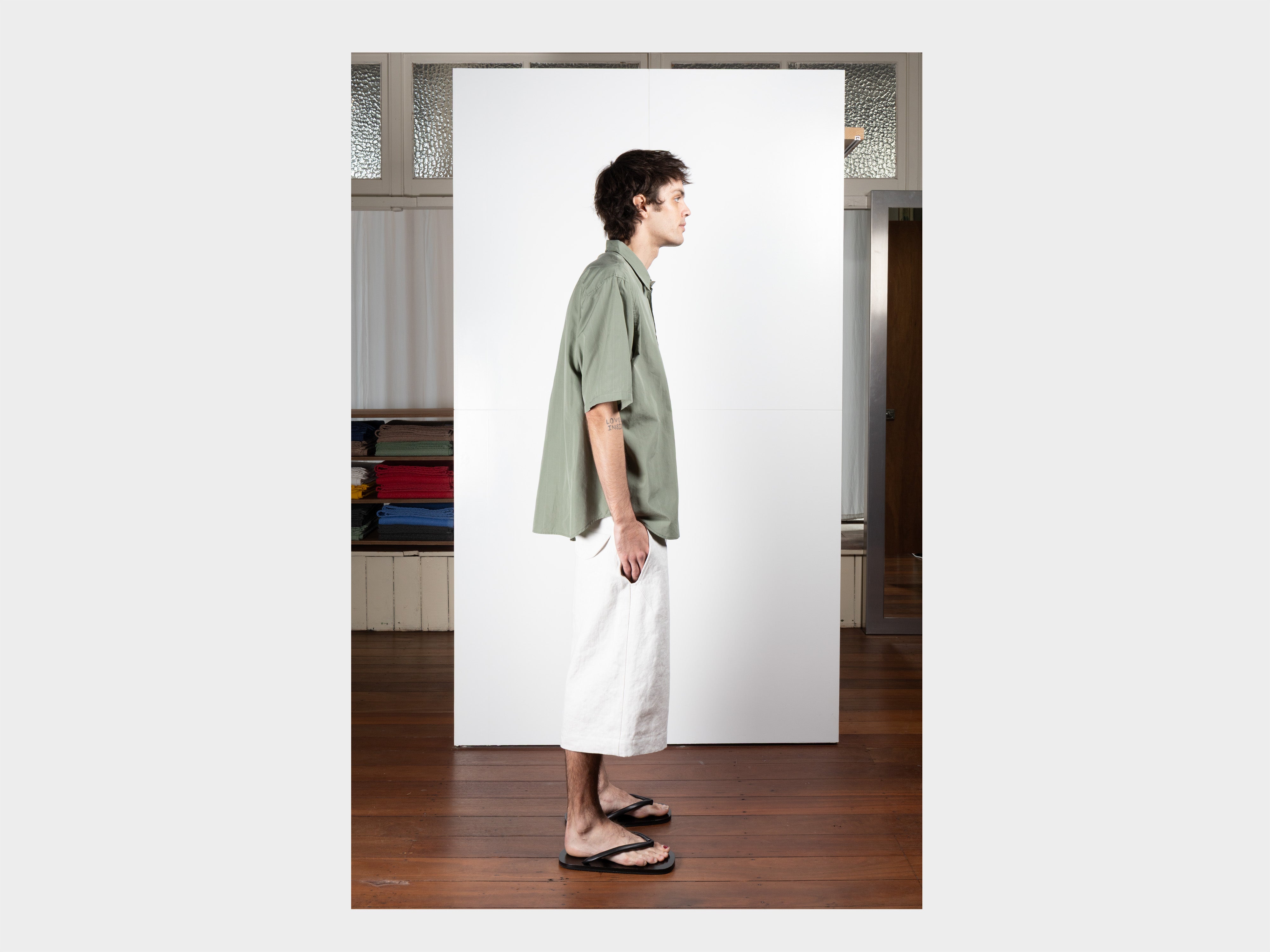 R22S9 "S/S Weather Shirt" Gum Pin