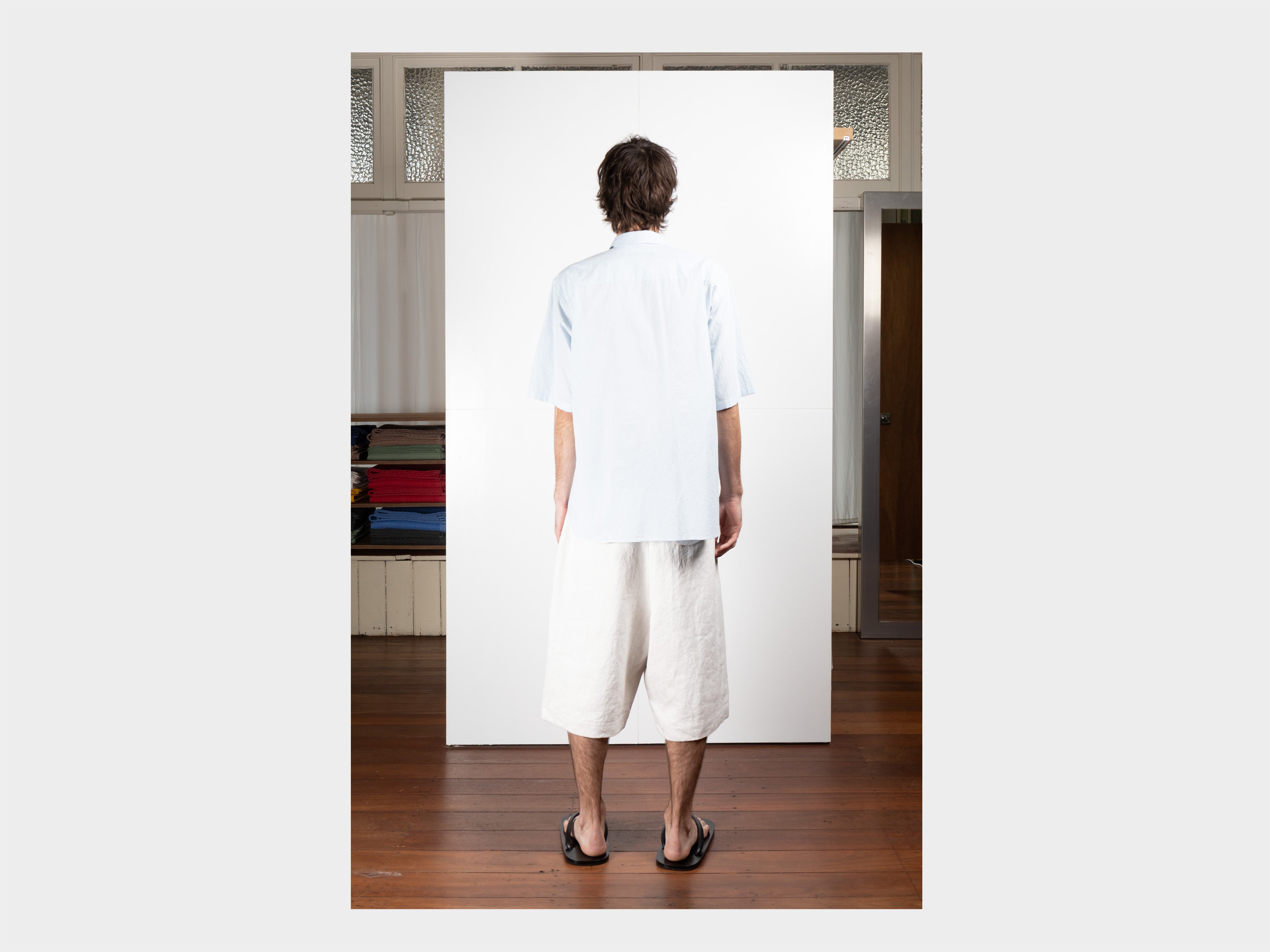 R22S9 "S/S Weather Shirt" Mineral Cordlane