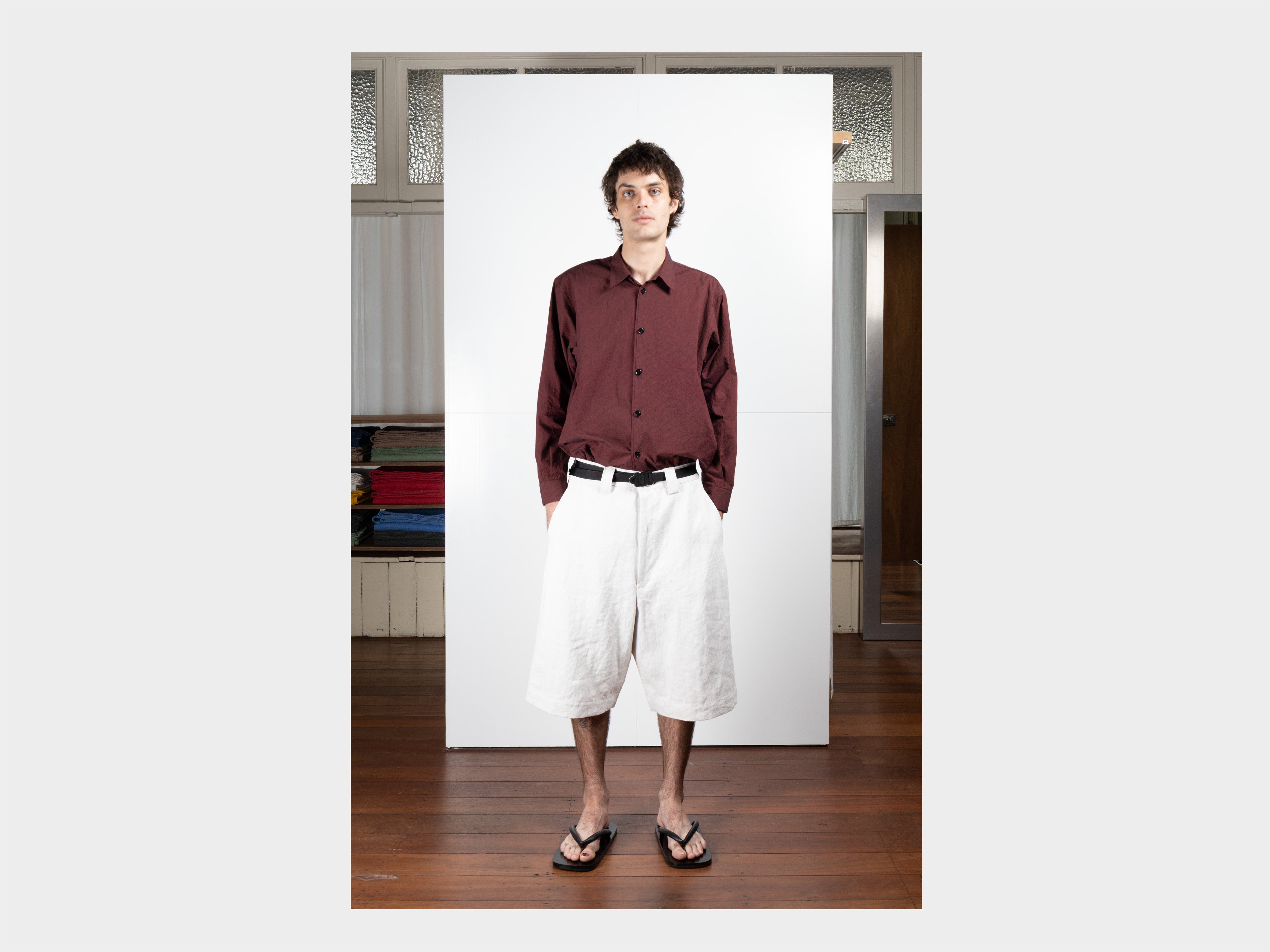 R22M7 "Service Shorts" Heirloom Herringbone