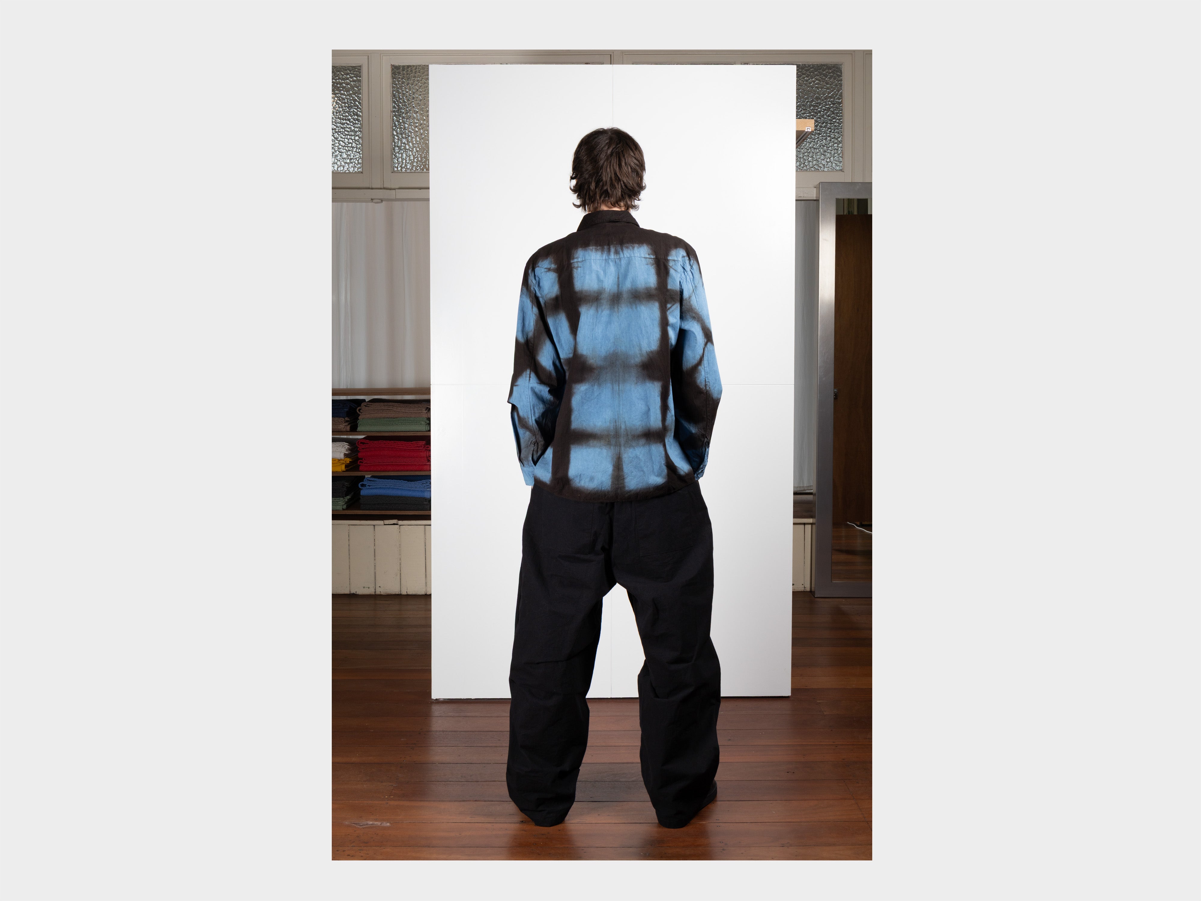 R22S4 "OD Shirt" Indigo / Dorozome Itajime
