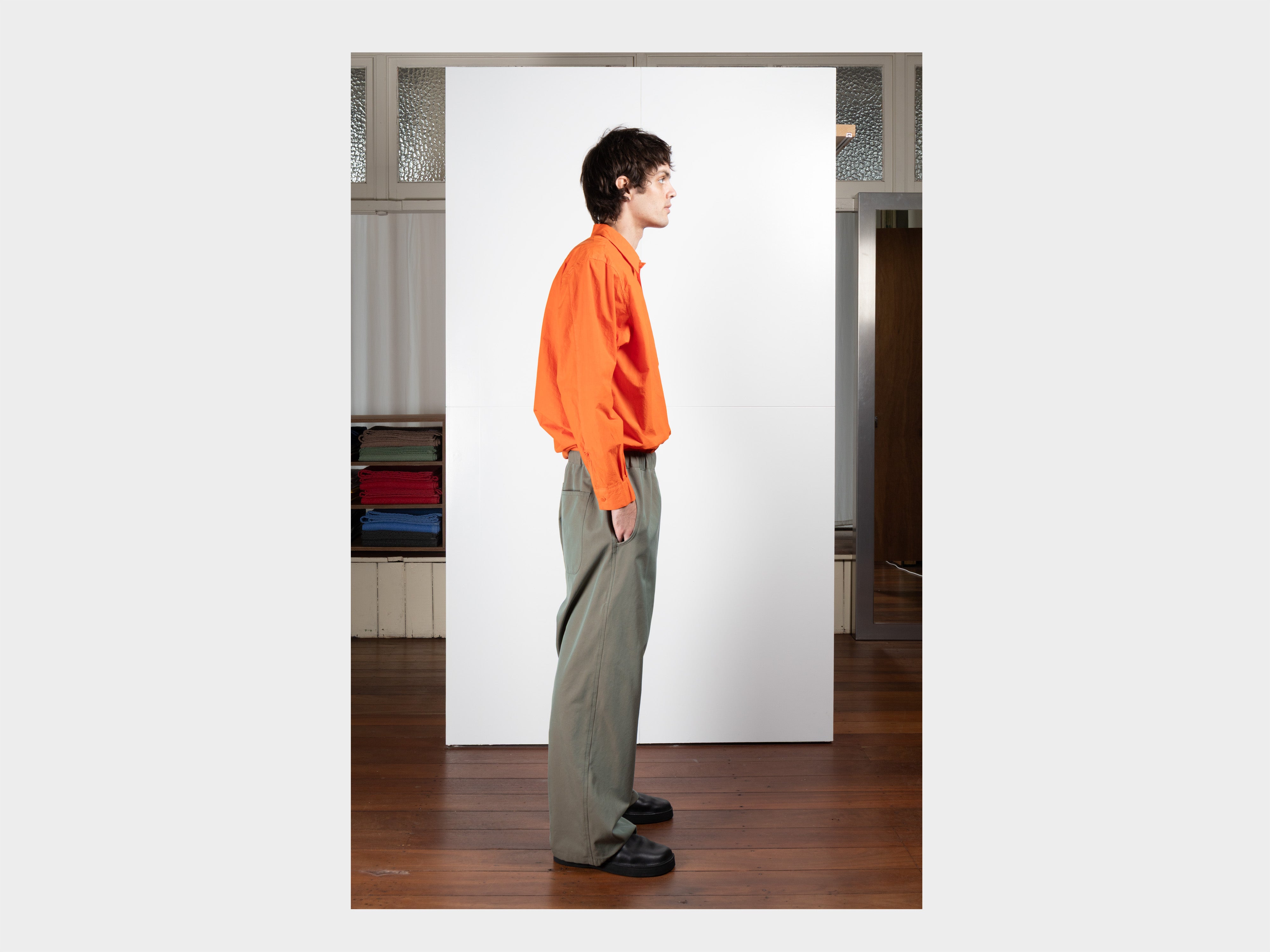 R22P5 "Solid Pants" Pond Gabardine