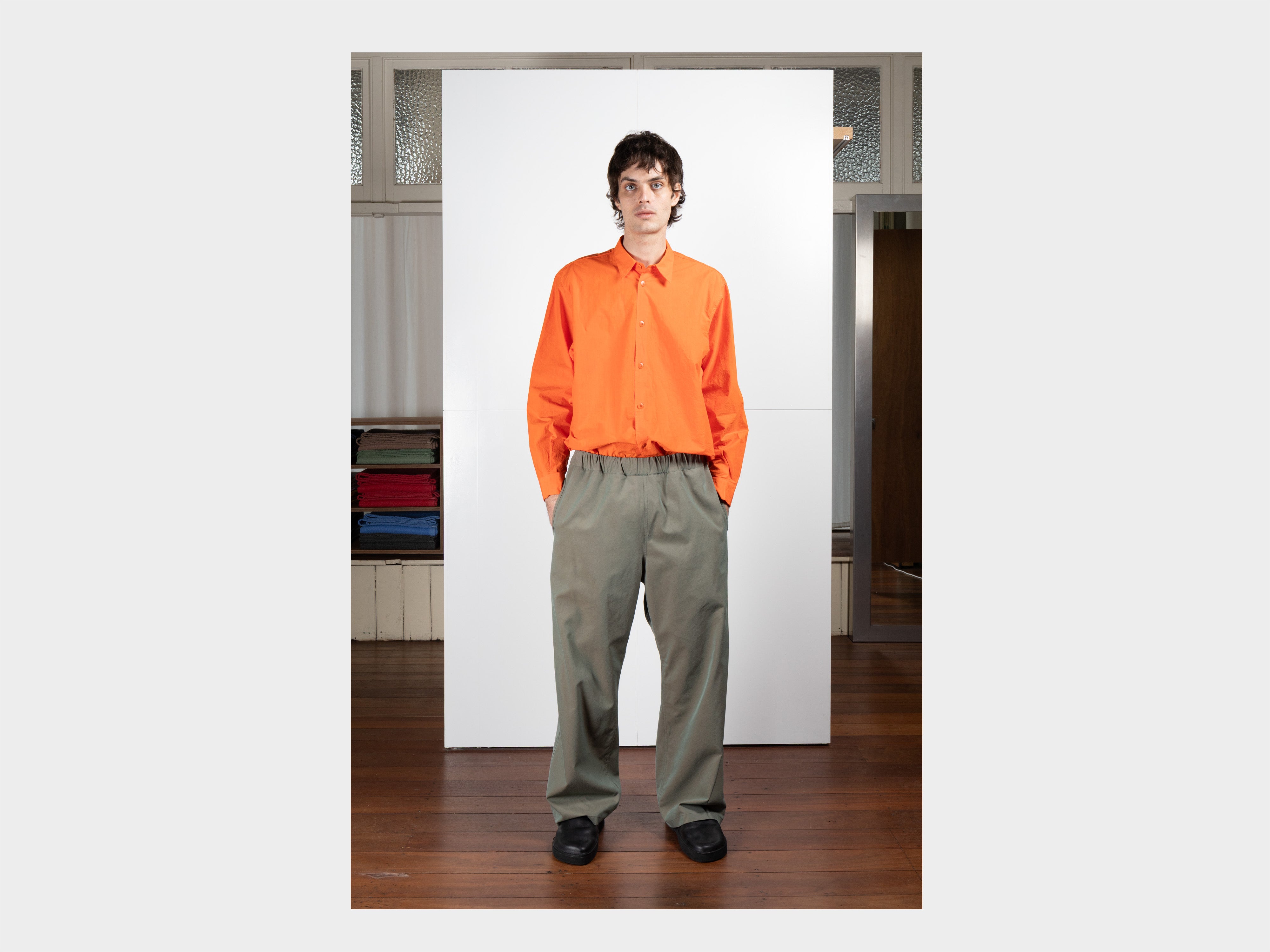 R22P5 "Solid Pants" Pond Gabardine