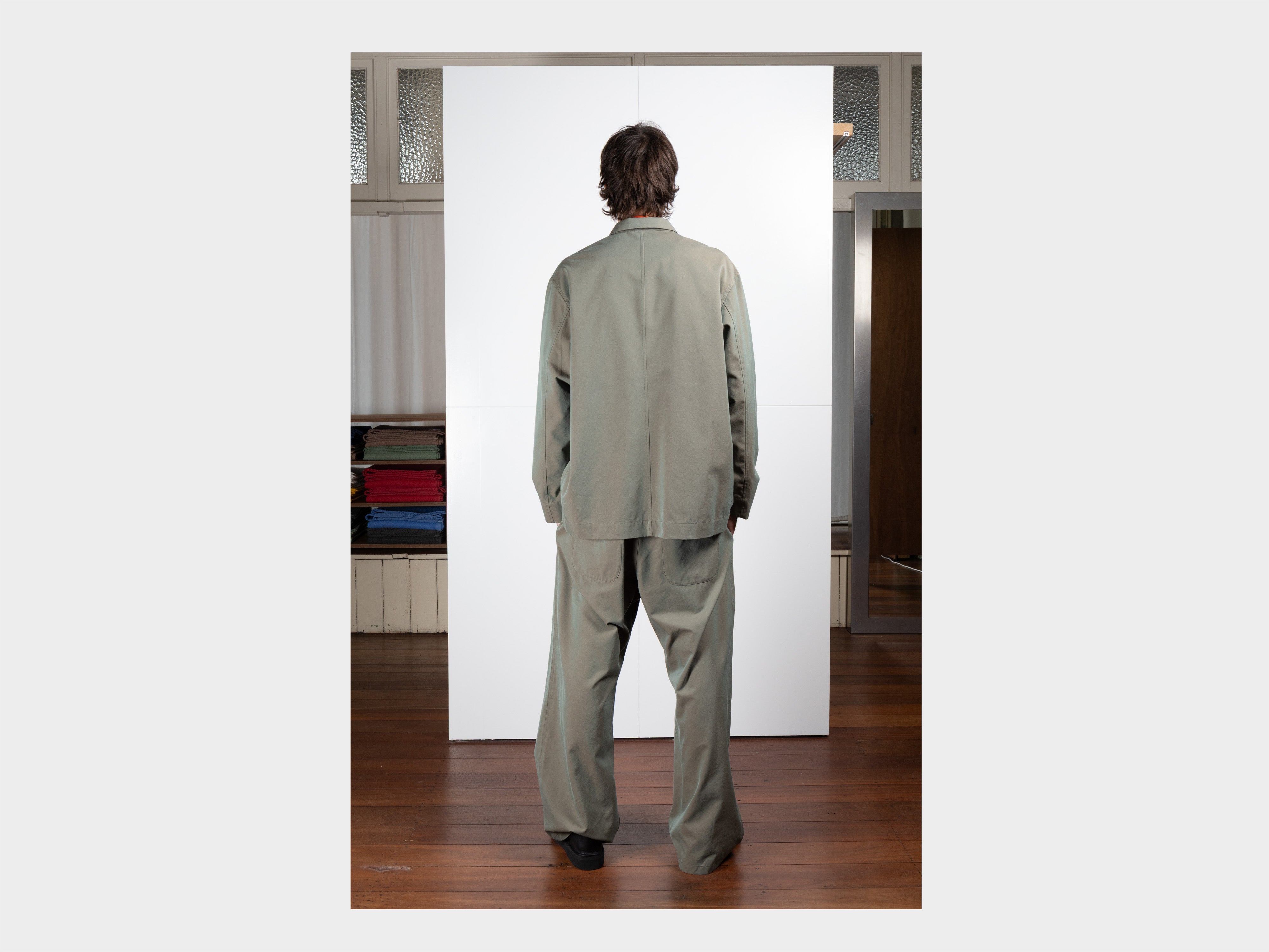 R22Y4 "Big Blazer" Pond Gabardine
