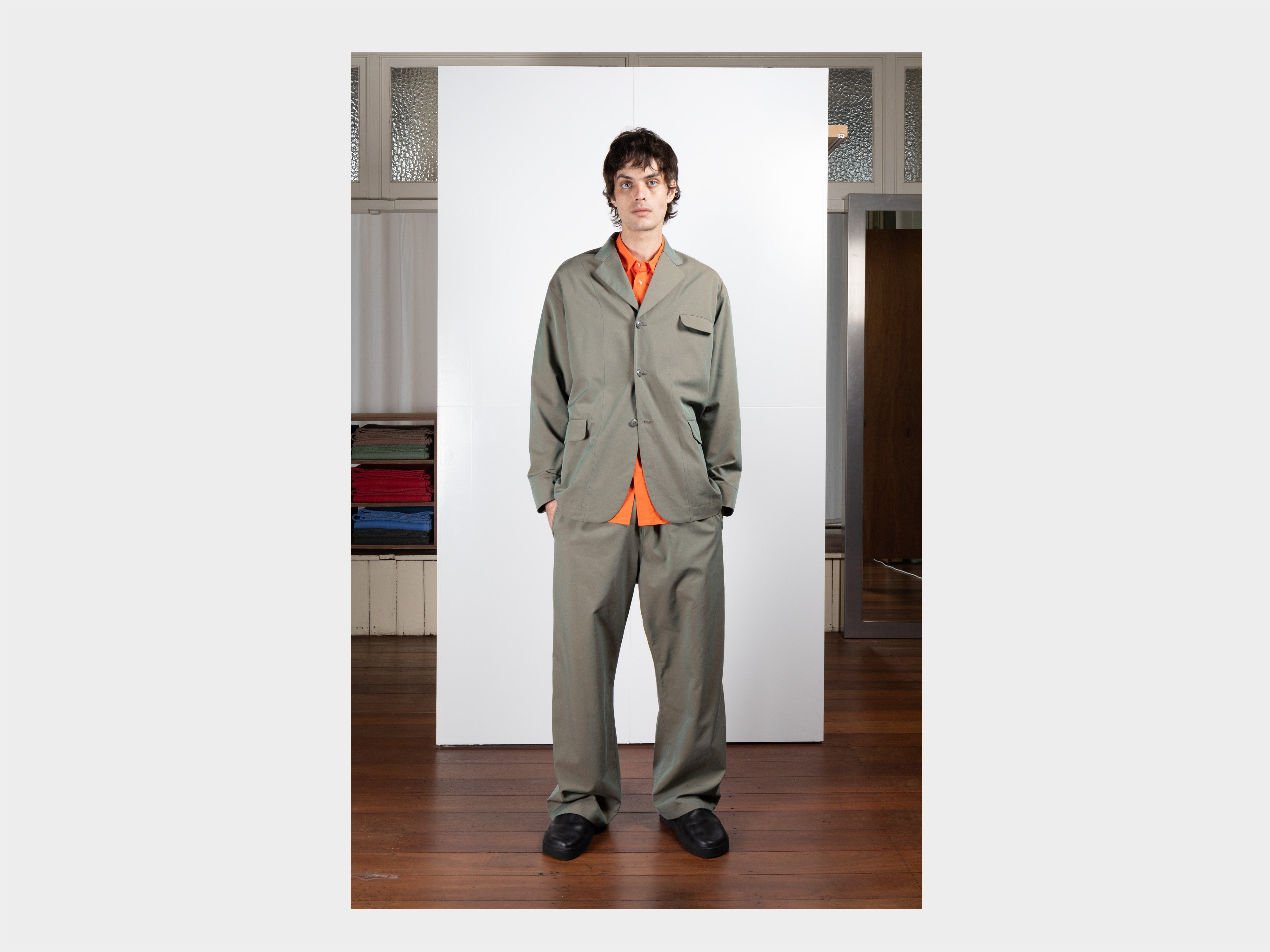 R22P5 "Solid Pants" Pond Gabardine