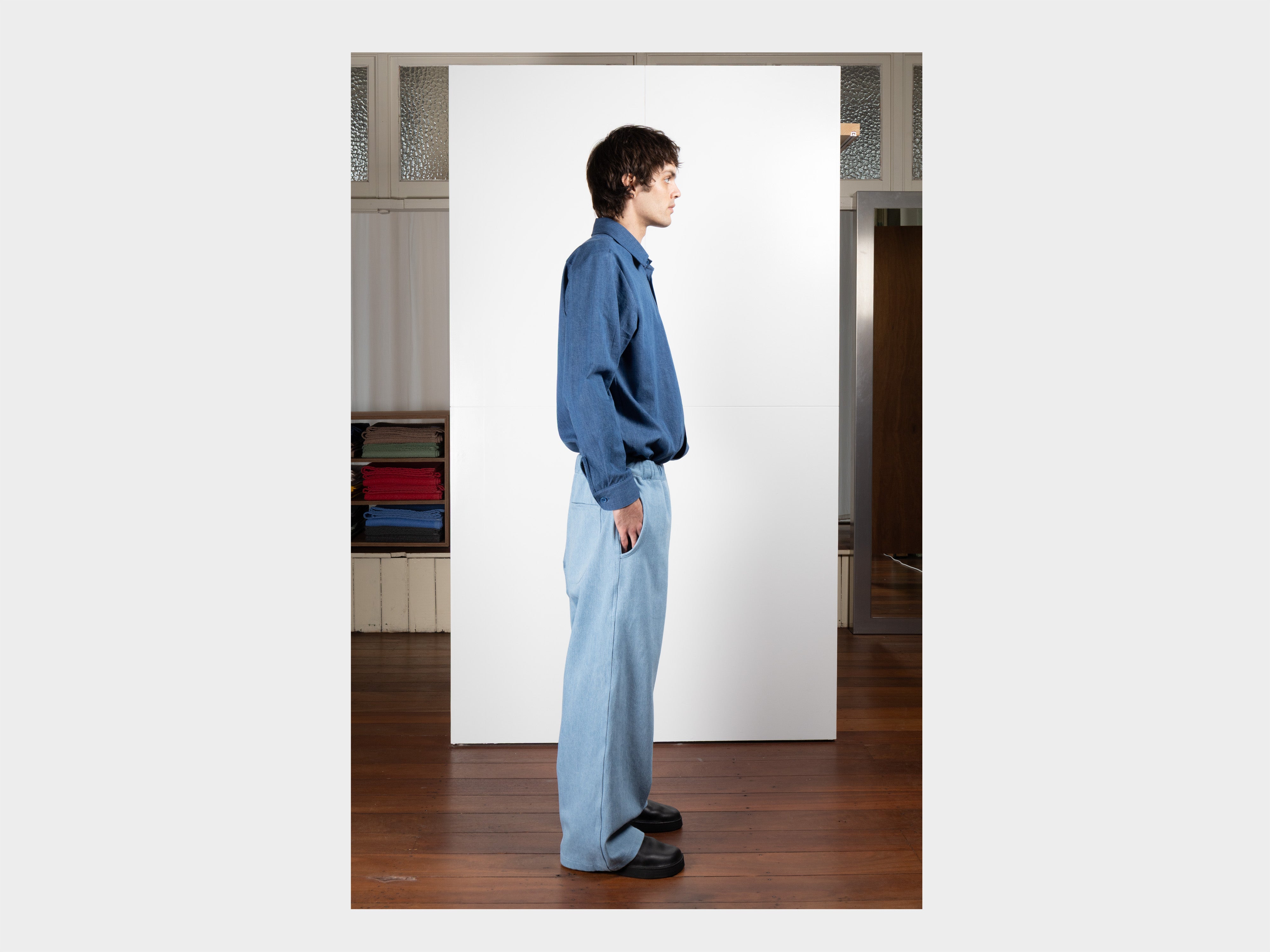 R22P5 "Solid Pants" Stone Cutch Denim