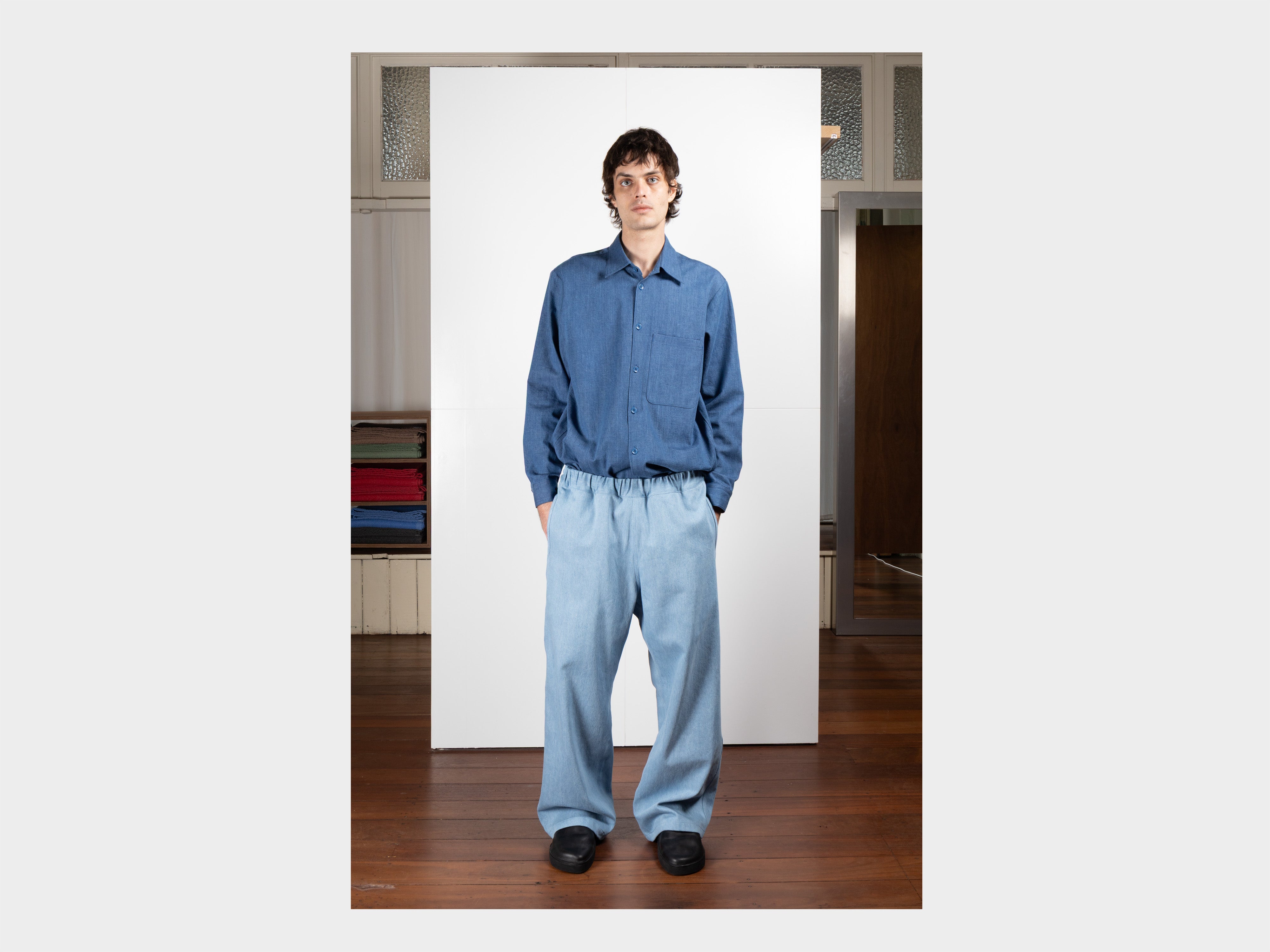 R22P5 "Solid Pants" Stone Cutch Denim