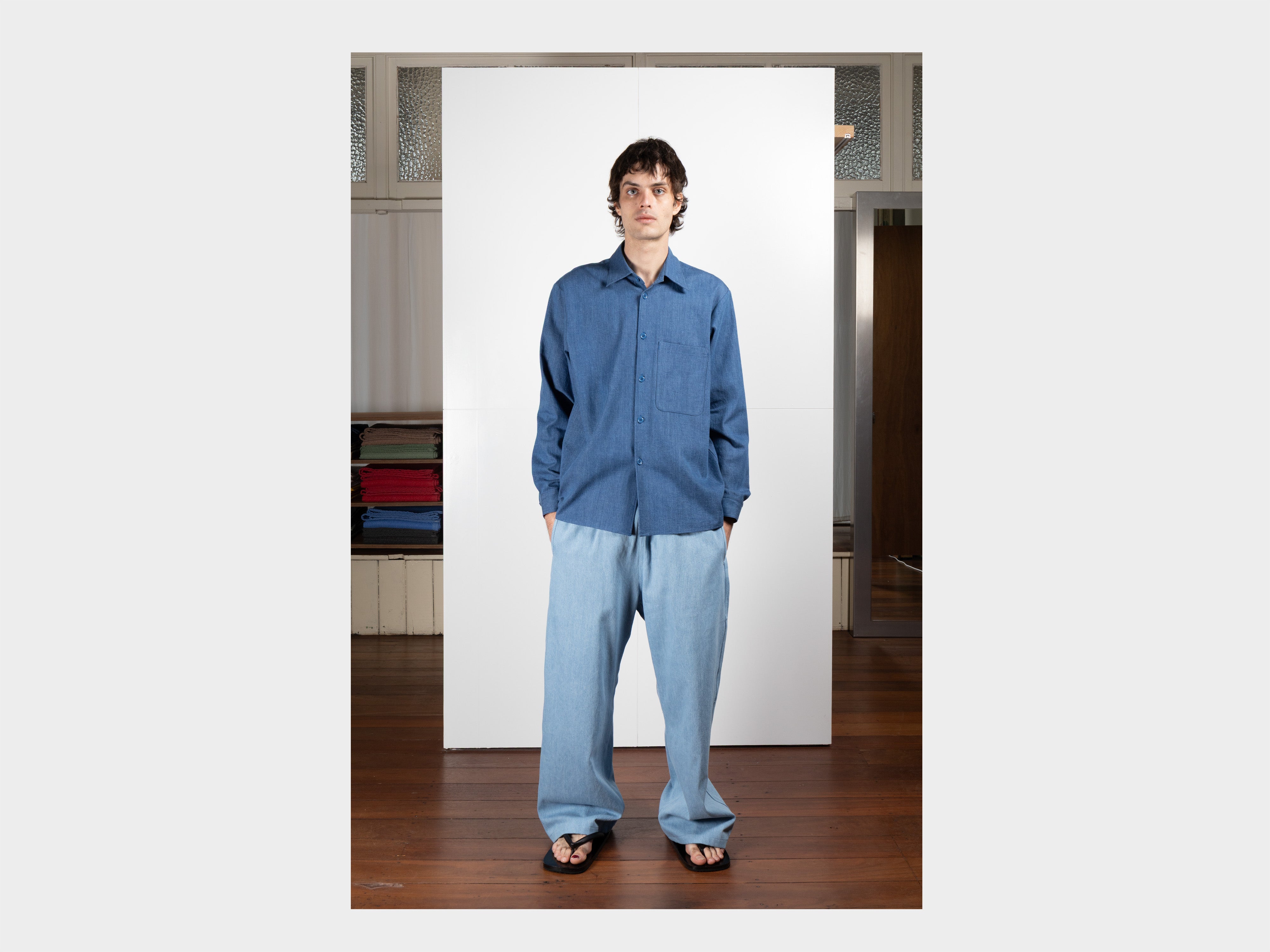 R22P5 "Solid Pants" Stone Cutch Denim