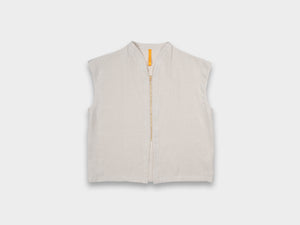 W-R20S5 "Zip Tank" Sand Grosgrain