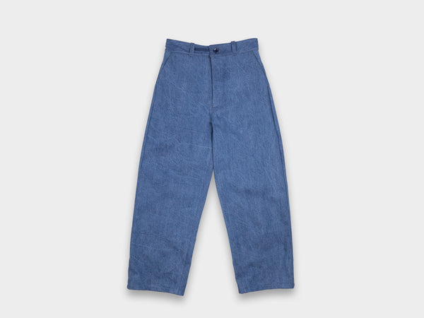 W–R21P4 "High-Wide Pants" Organic Stone Denim